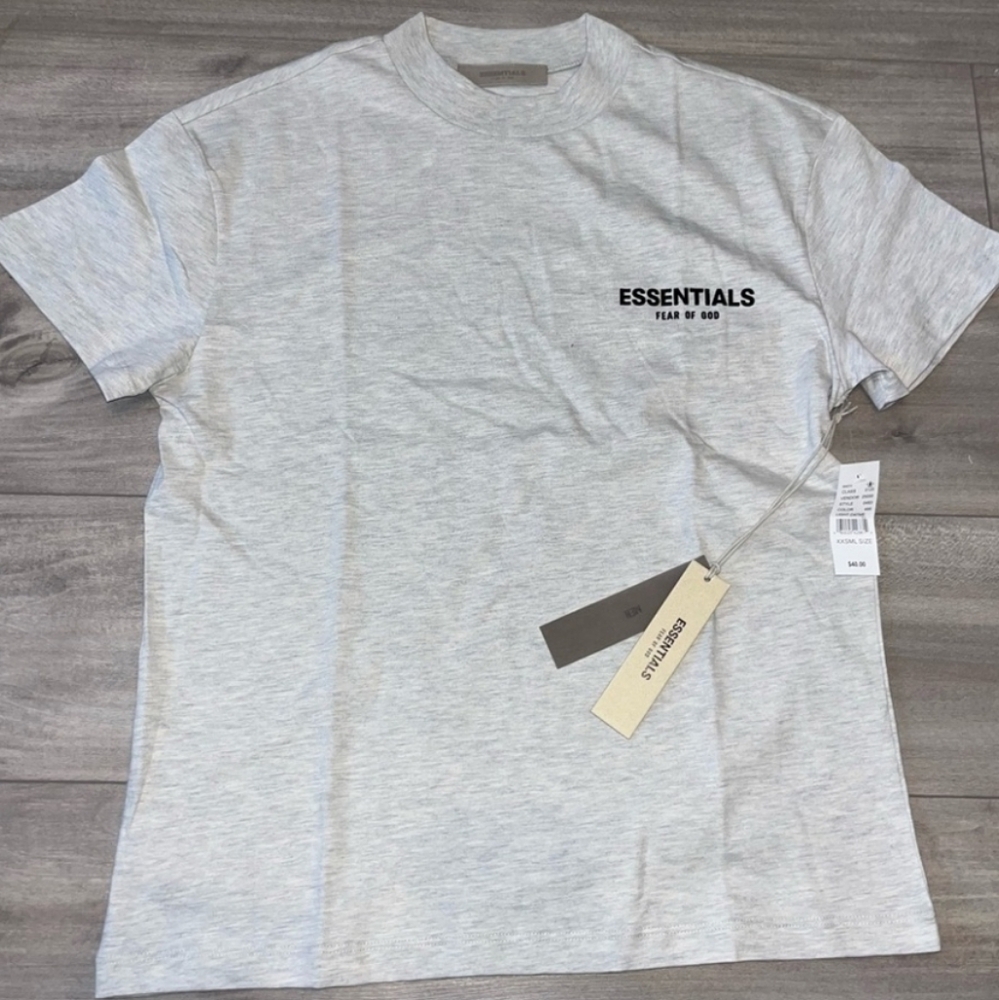 XS Light Oatmeal Essentials Tshirt
